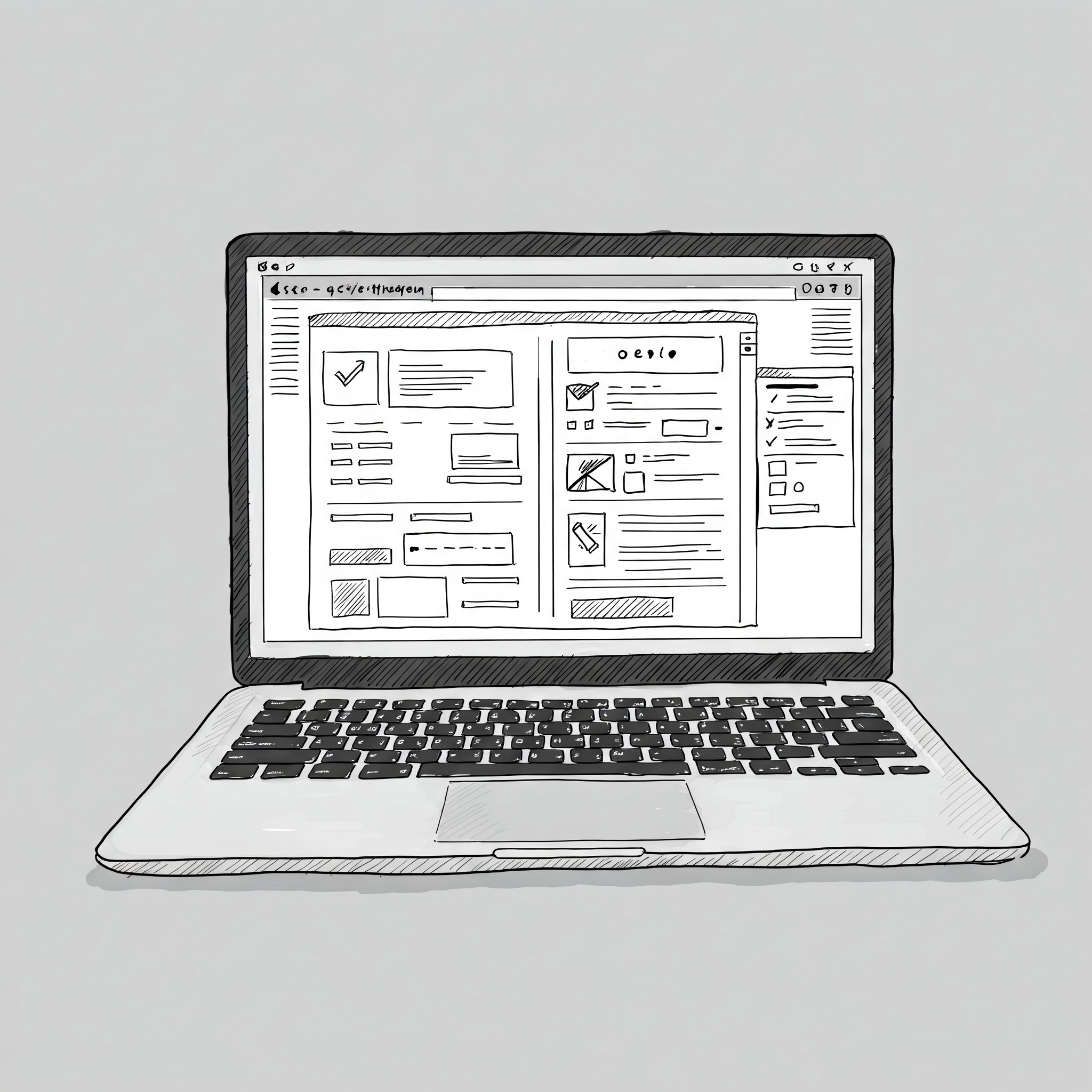 Simple and clean user interface design